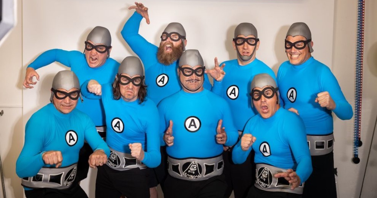 Wielding a PDX720 and plethora of AUDIX mics, the aquabats vanquish the forces of boring music