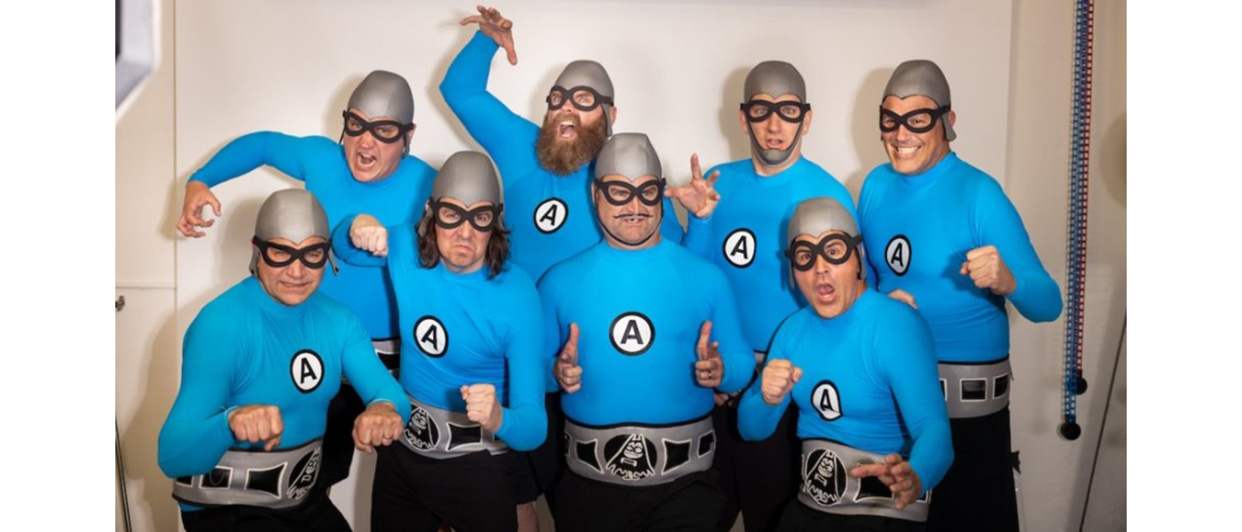 Wielding a PDX720 and plethora of AUDIX mics, the aquabats vanquish the forces of boring music