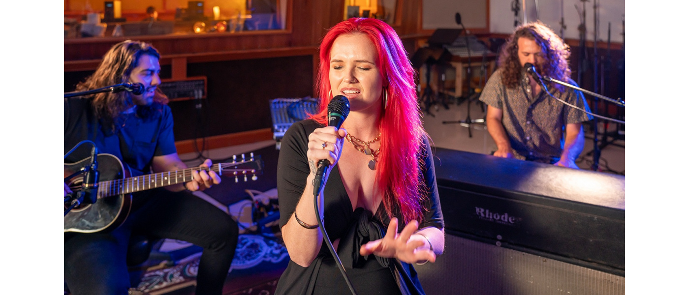 Singer Songwriter Leah Martin-Brown Ignites the Stage and Illuminates the Studio with AUDIX Mics