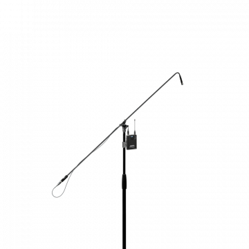 Wireless Condenser HyperCardioid Mic w/50'' Carbon Fiber Boom