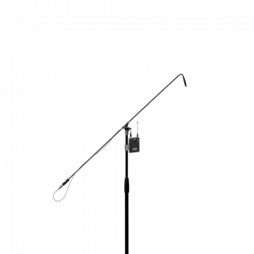 Wireless Condenser Microphone with 50'' carbon fiber boom