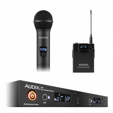 AUDIX R42 RX, with H60/OM2 TX and B60 Bodypack AX AP42C2BPA