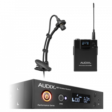 AUDIX R61 RX, B60 Bodypack with ADX20i Clip on Condenser Mic AX AP61SAX