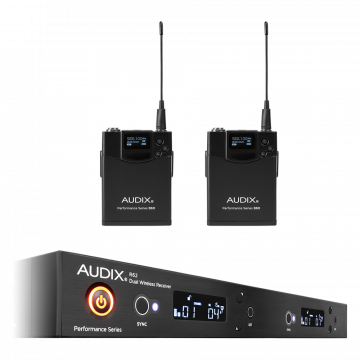 R62 Two Channel RX with Two B60 Bodypack TXs