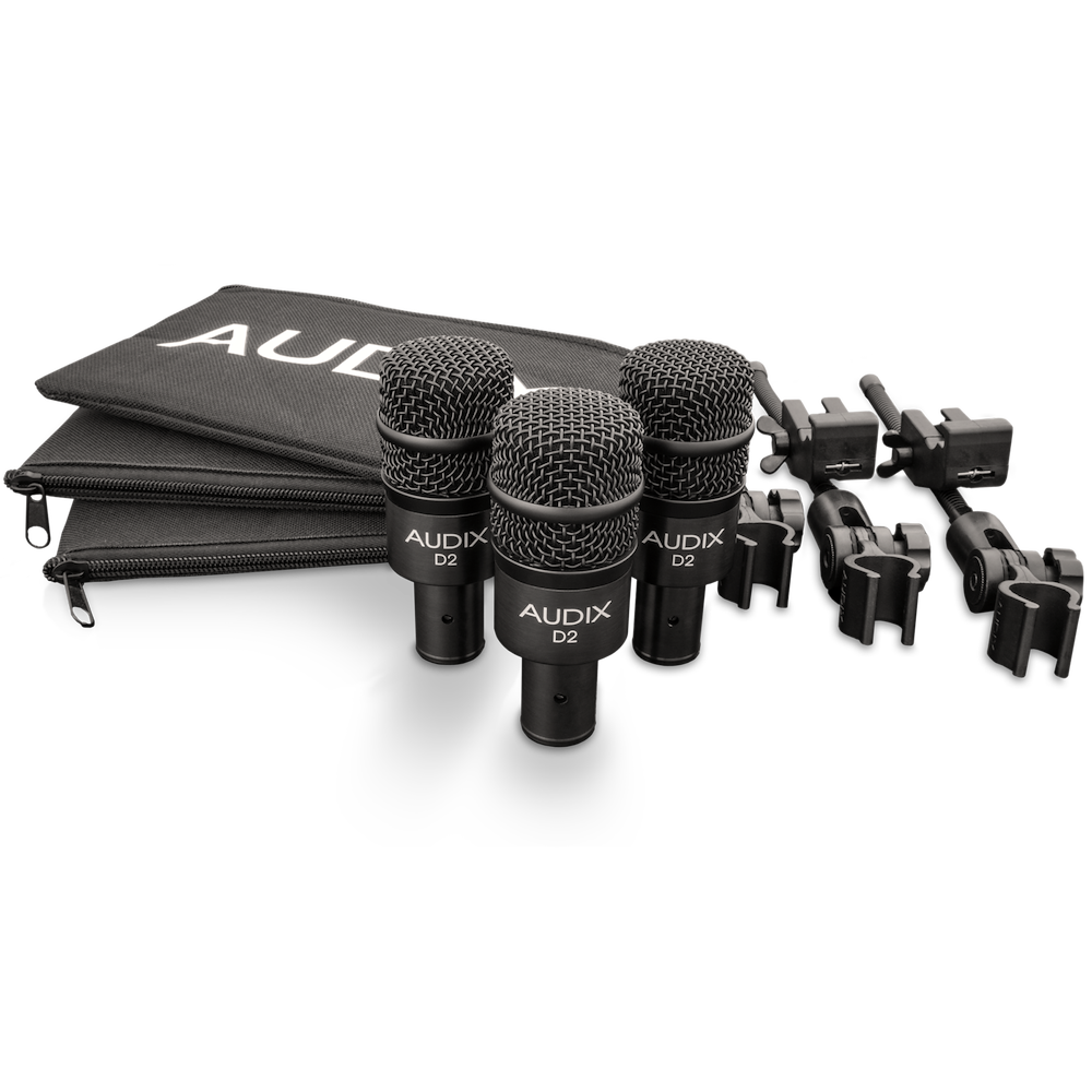 3-piece Drum Microphone Package - AX D2TRIO | Audix US