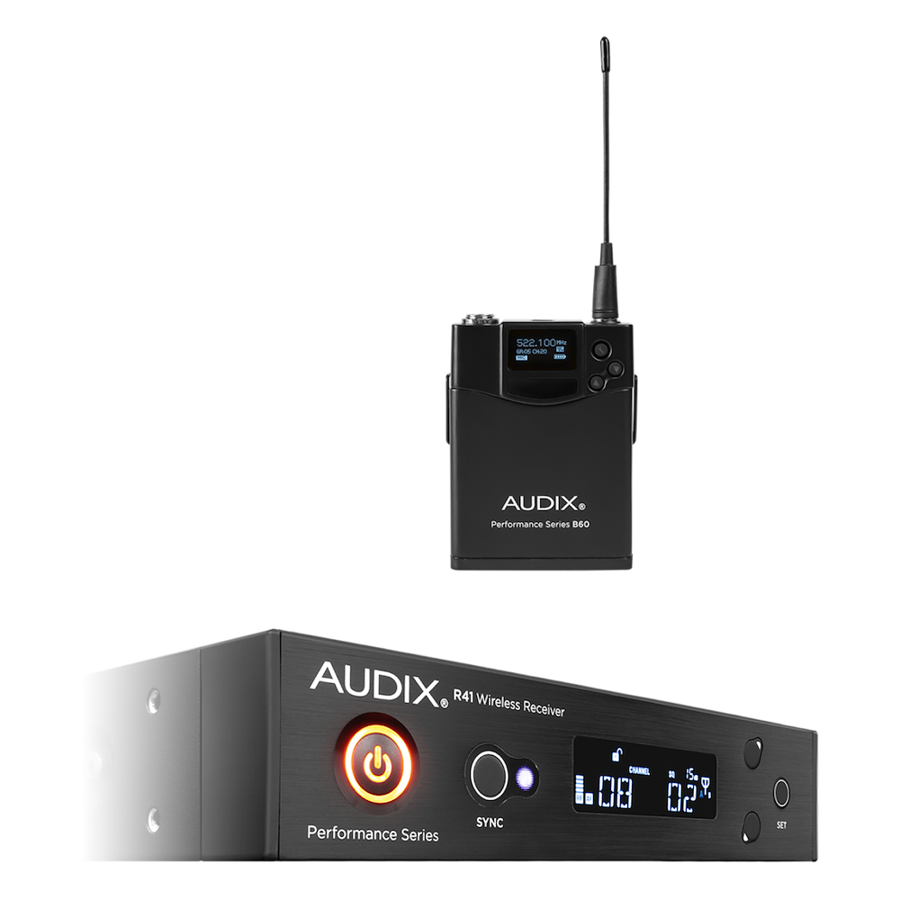 AUDIX R41 RX with B60 Bodypack TX AX AP41BPB