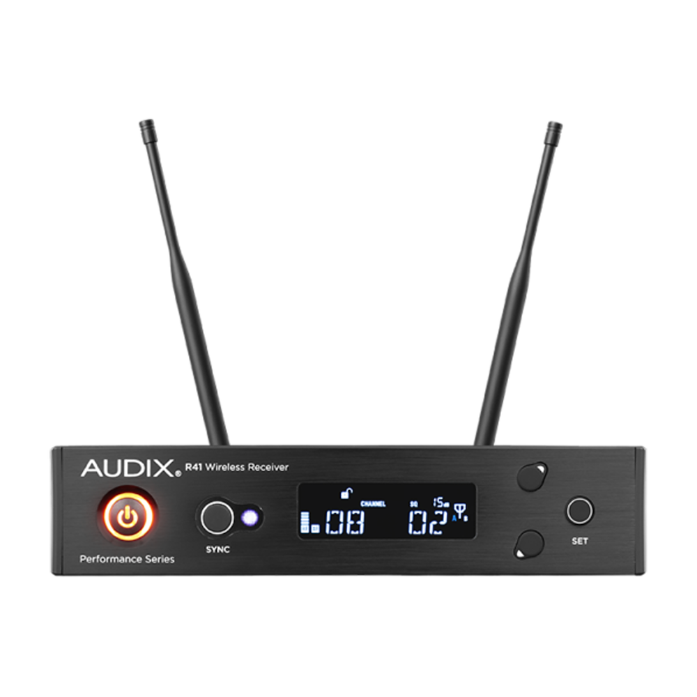R41 RX with H60/VX5 Handheld TX - AX AP41VX5A | Audix US R41 RX with H60/VX5 Handheld TX - AX AP41VX5A | Audix US