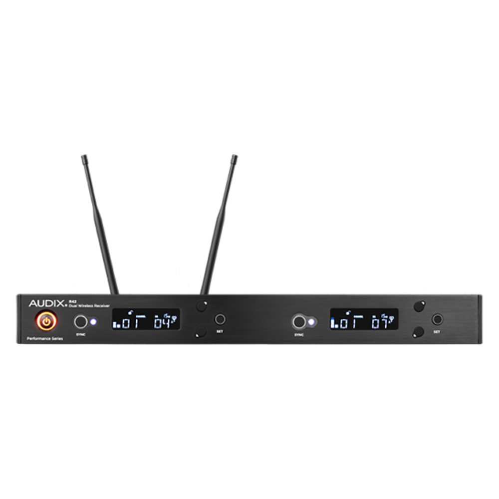 R42 Two Channel Diversity Receiver (A band) - AX R42KITA | Audix US