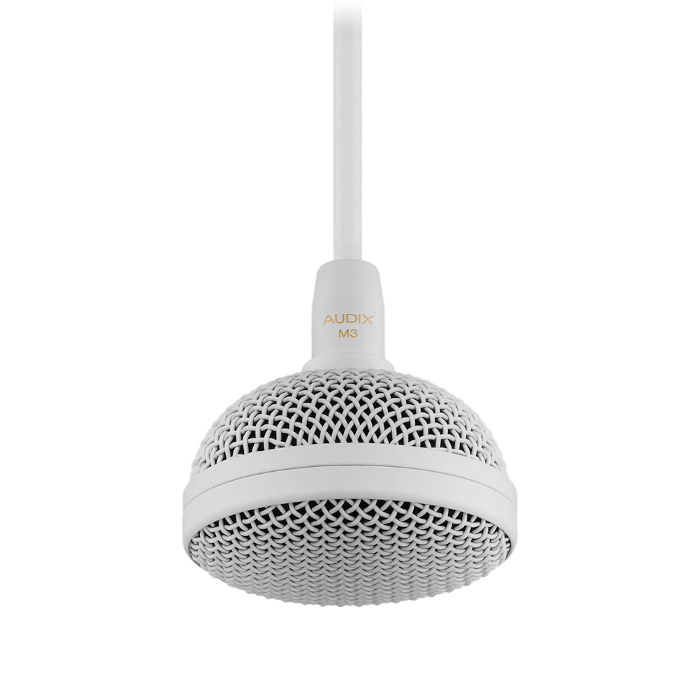AUDIX Tri-Element Hanging Ceiling Microphone AX M3W