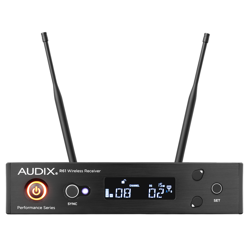 AUDIX R61 RX and B60 Bodypack TX with ADX10 Lav AX AP61L10